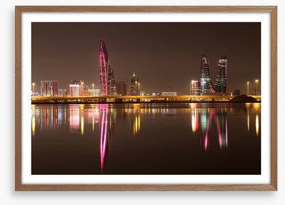 Manama marina lights
