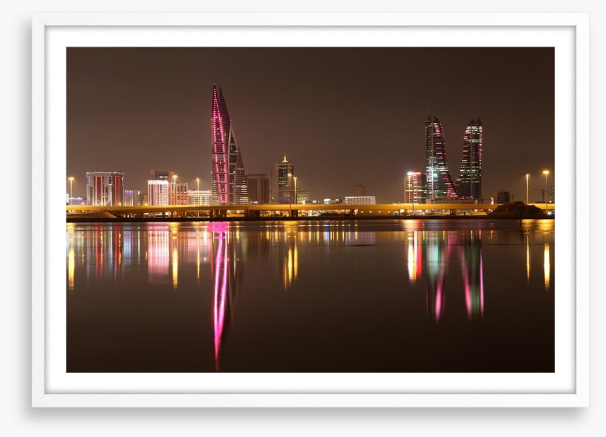Manama marina lights