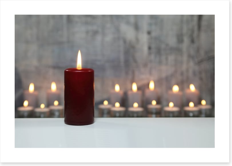 By candlelight