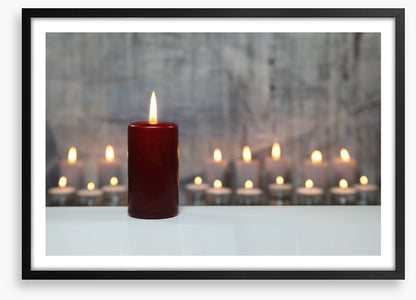By candlelight