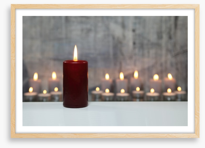 By candlelight