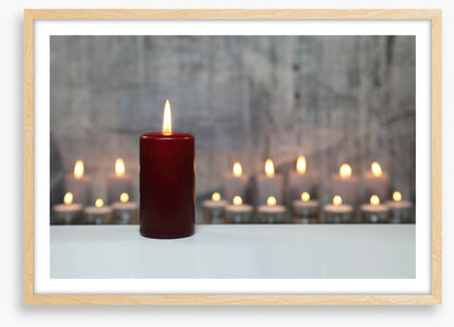 By candlelight