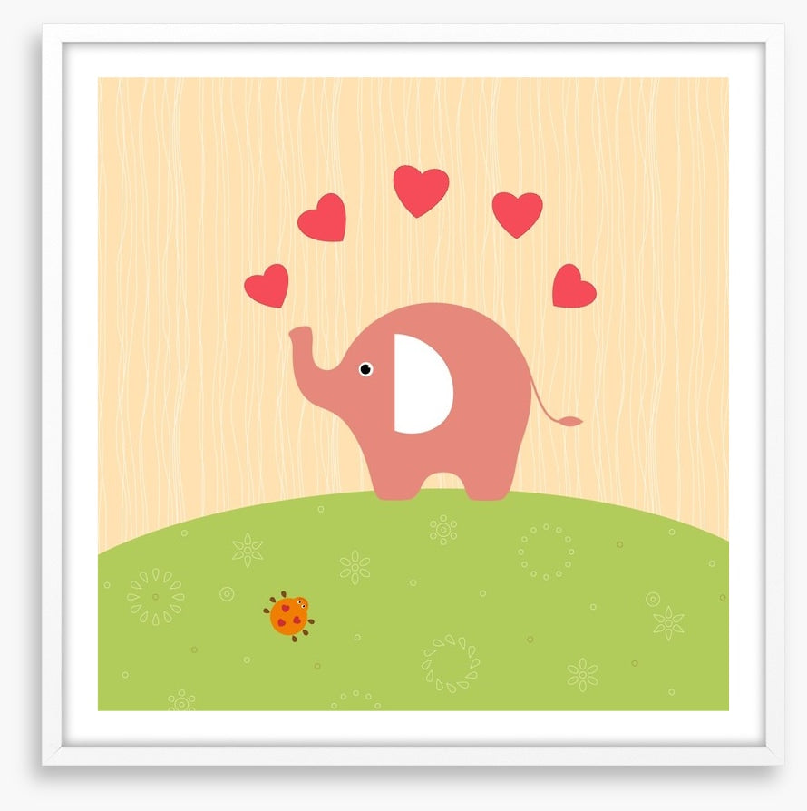 Elephant in love