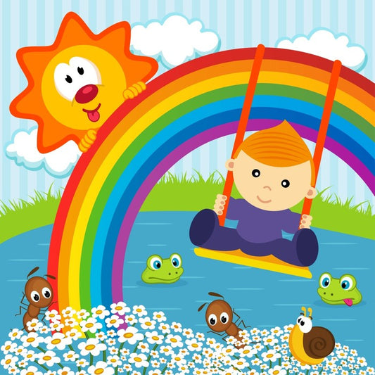 On the rainbow swing