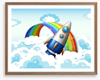 Rocket past the rainbow