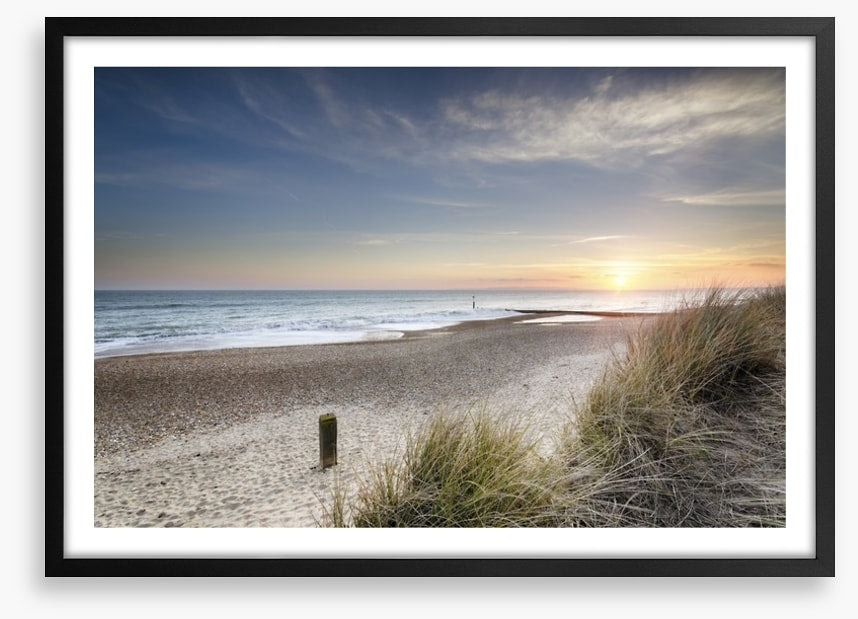 Sunset over the dunes