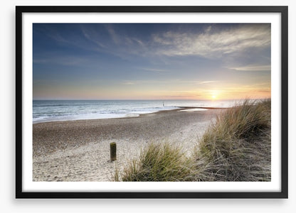 Sunset over the dunes