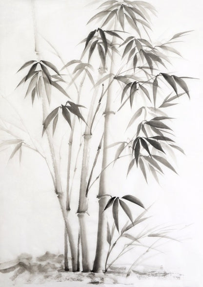 Bamboo watercolour