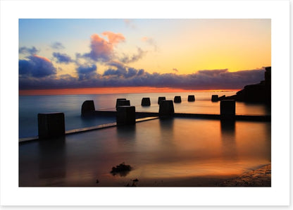 Coogee baths at sunrise