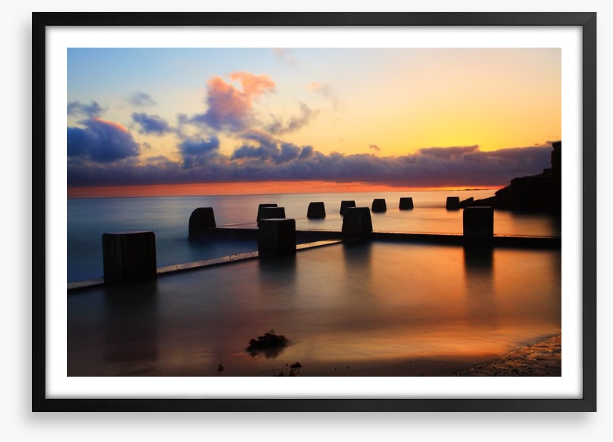 Coogee baths at sunrise