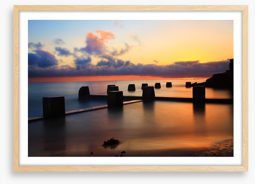 Coogee baths at sunrise