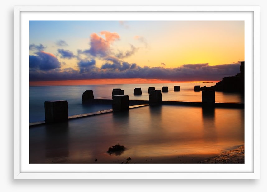 Coogee baths at sunrise