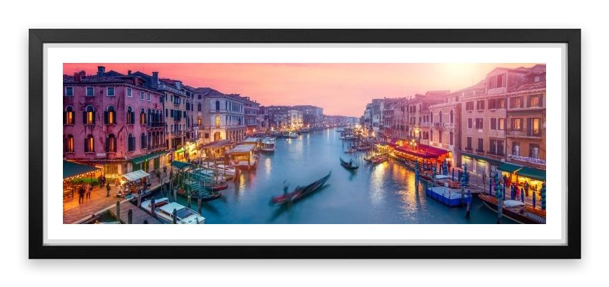 Venice sunset panoramic