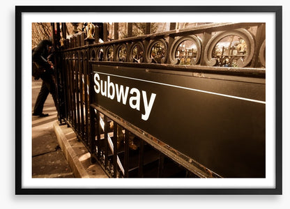 Vintage subway, New York City
