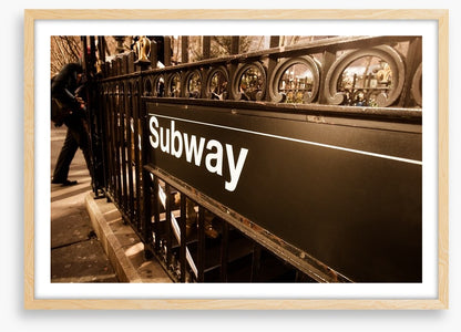 Vintage subway, New York City