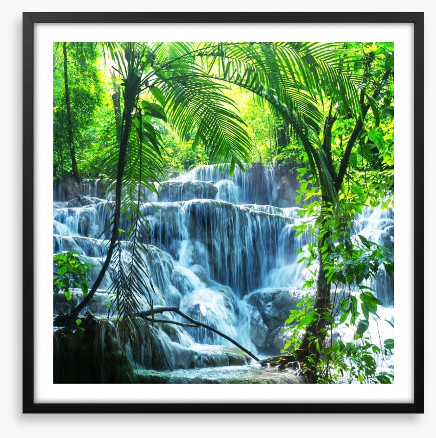 Tropical waterfall