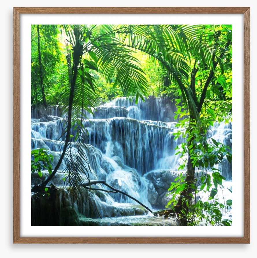 Tropical waterfall