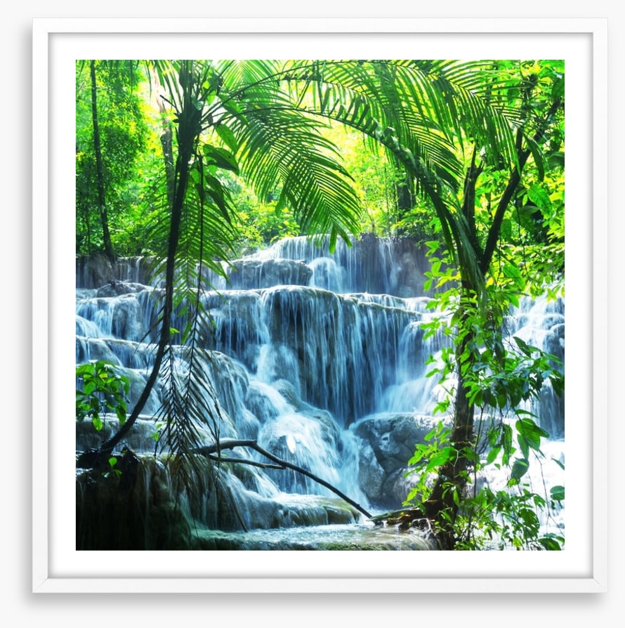 Tropical waterfall