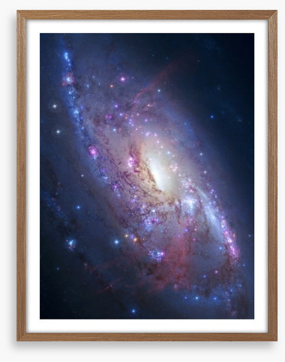 Deep space spiral galaxy