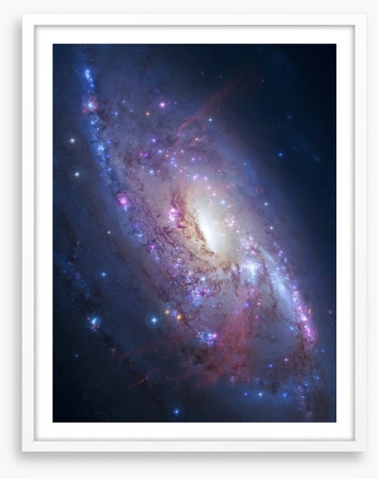 Deep space spiral galaxy