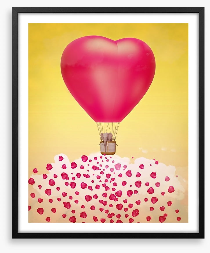 Heart balloon stardust