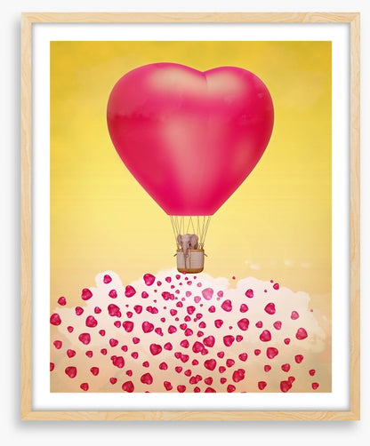Heart balloon stardust