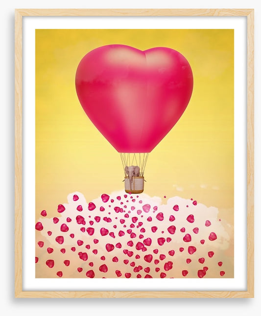 Heart balloon stardust