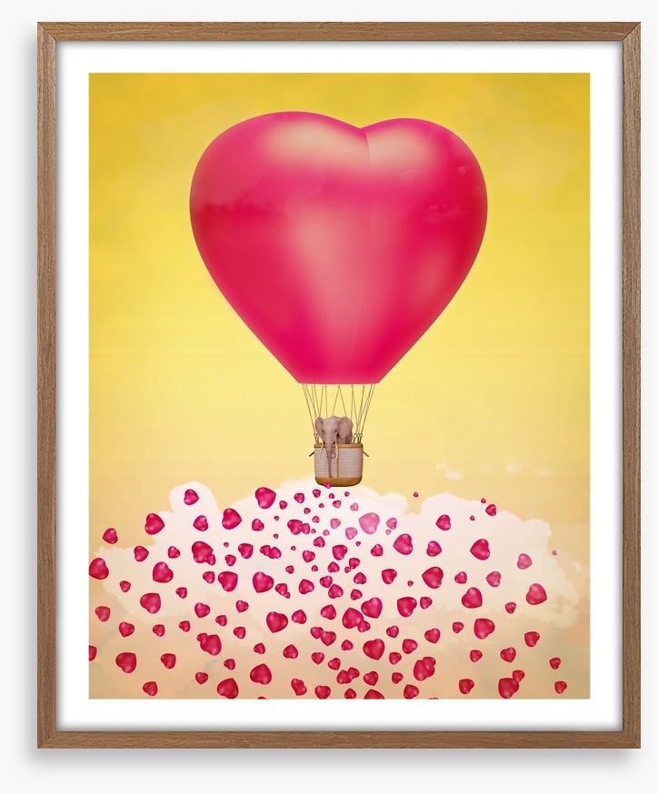 Heart balloon stardust