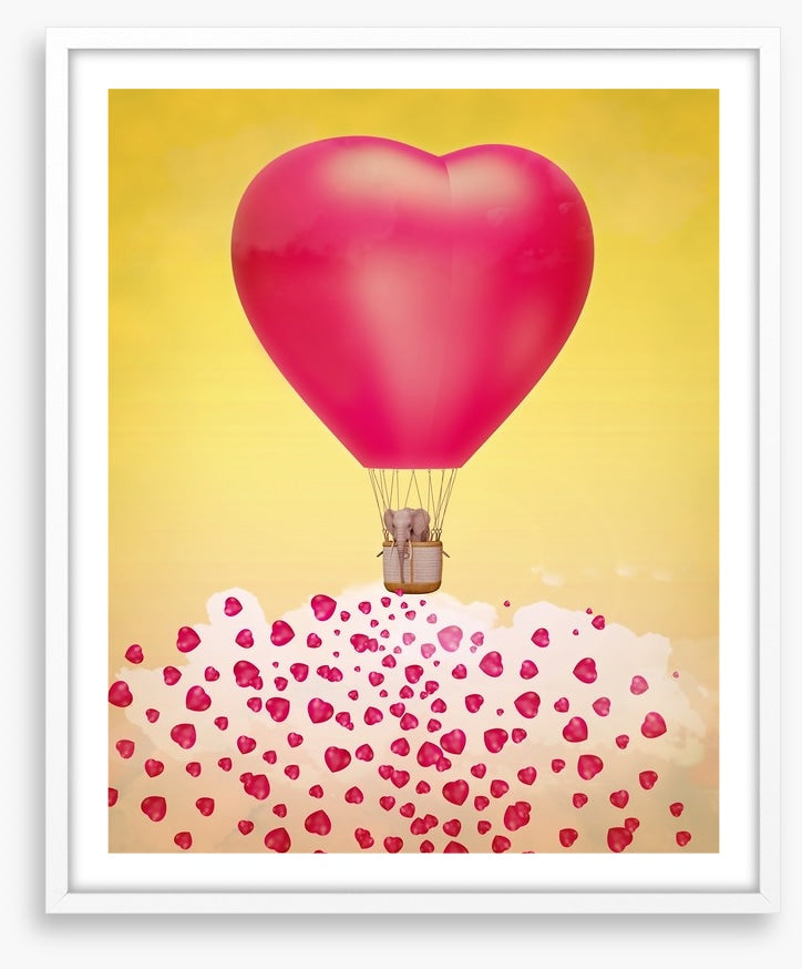 Heart balloon stardust