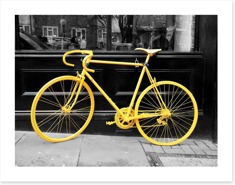 The yellow bike