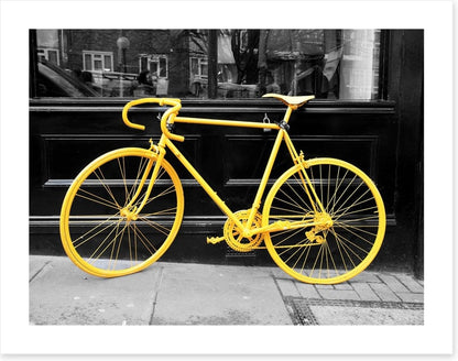 The yellow bike