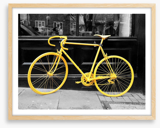 The yellow bike