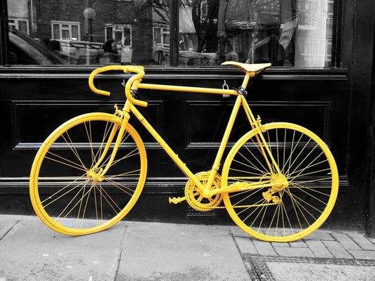 The yellow bike