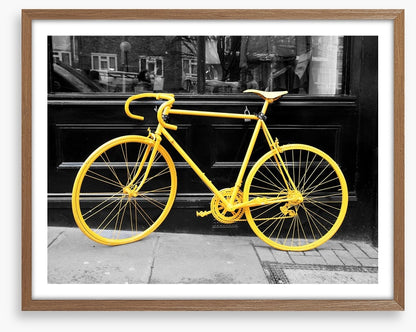 The yellow bike