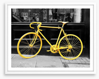 The yellow bike