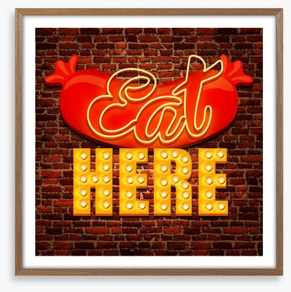 Vintage cafe sign