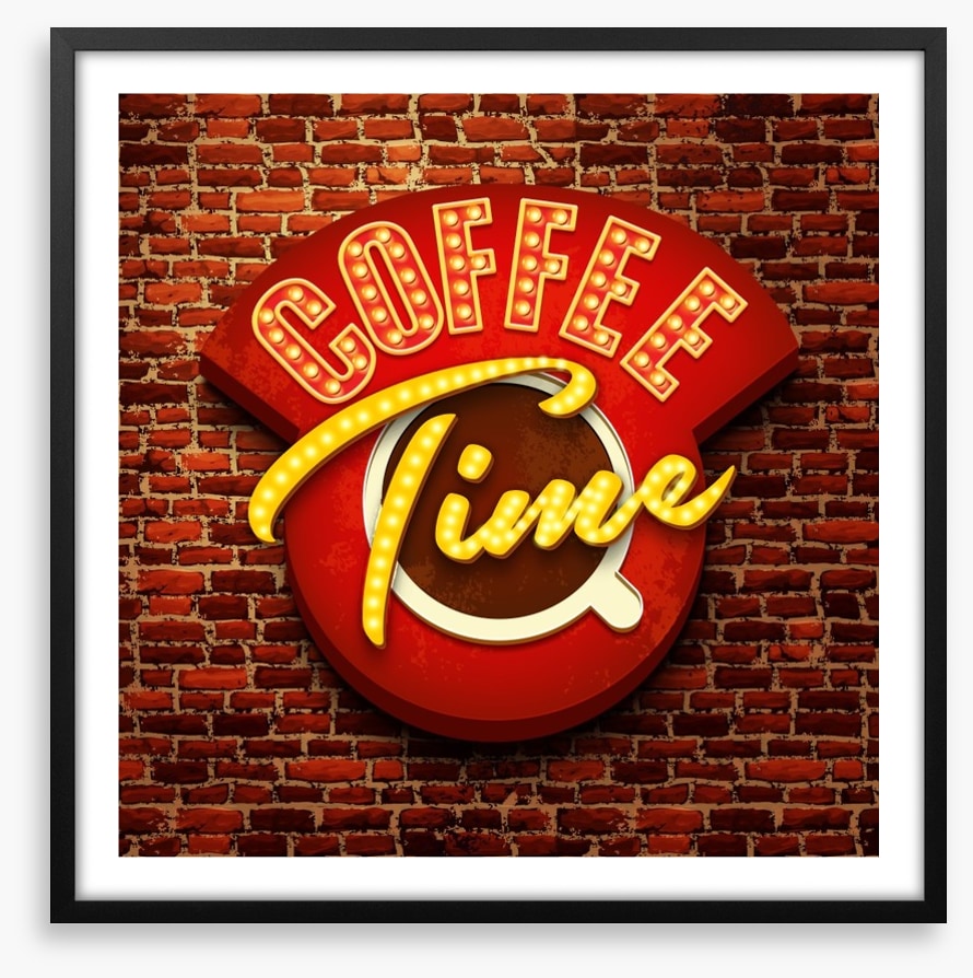 Coffee time sign