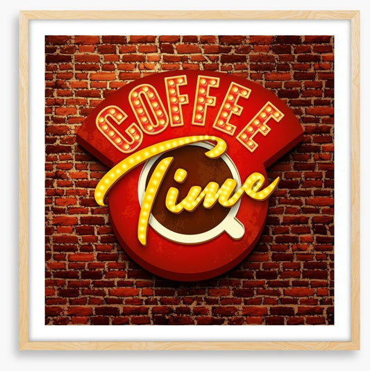 Coffee time sign
