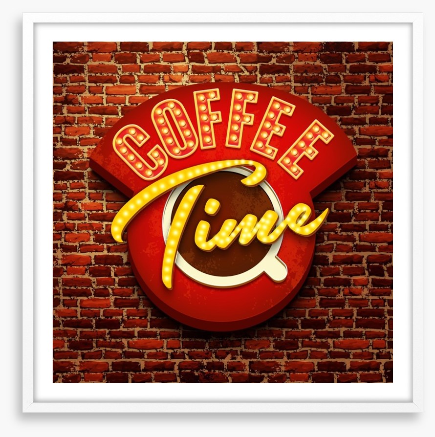 Coffee time sign