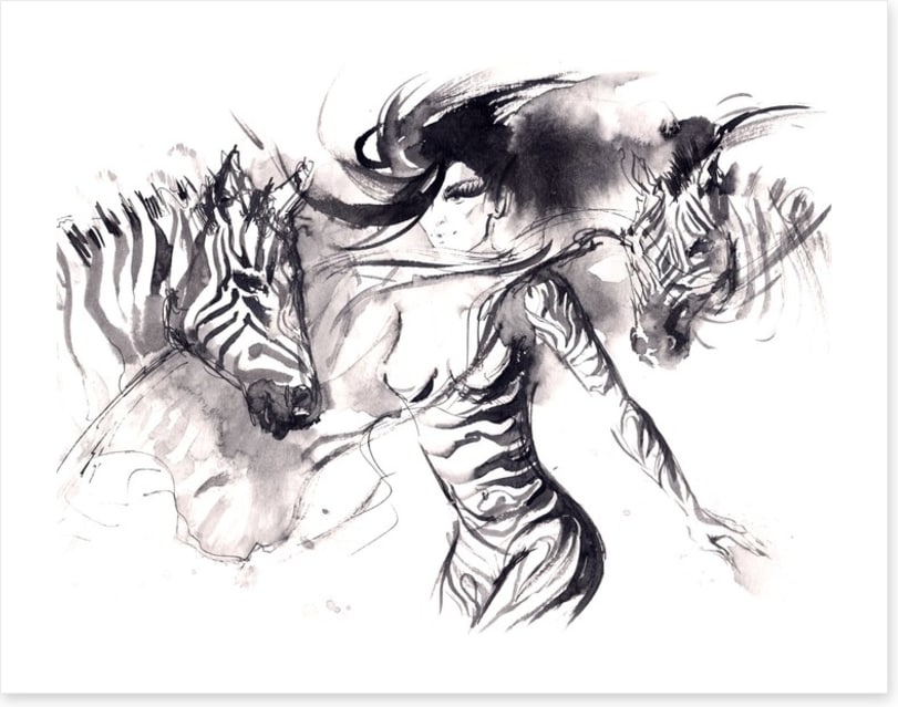 The zebra dance