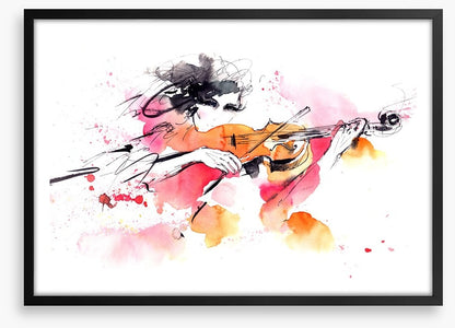 The solo violinist
