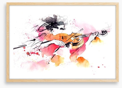 The solo violinist