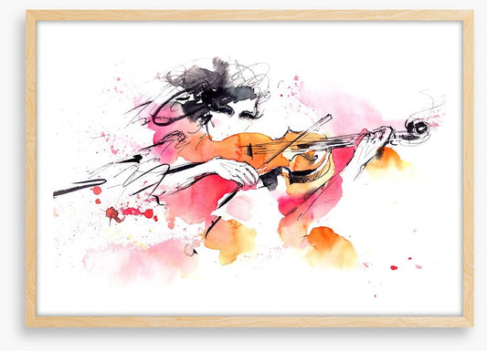 The solo violinist