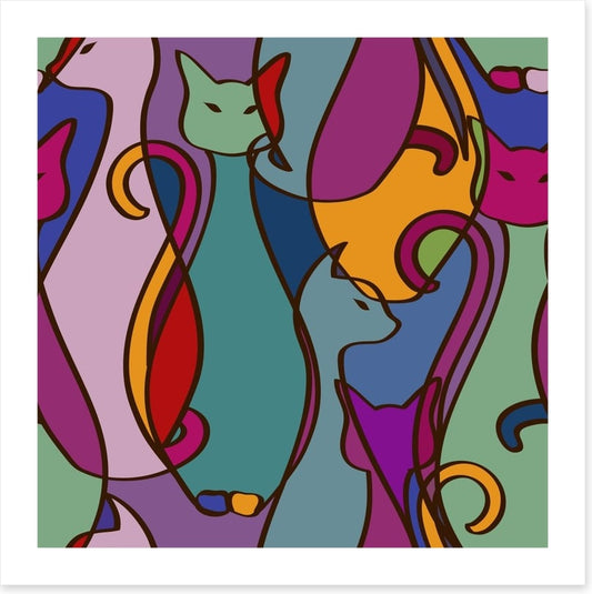 Cubism cats