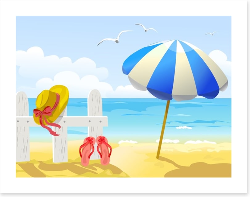 Sun, sea and sand
