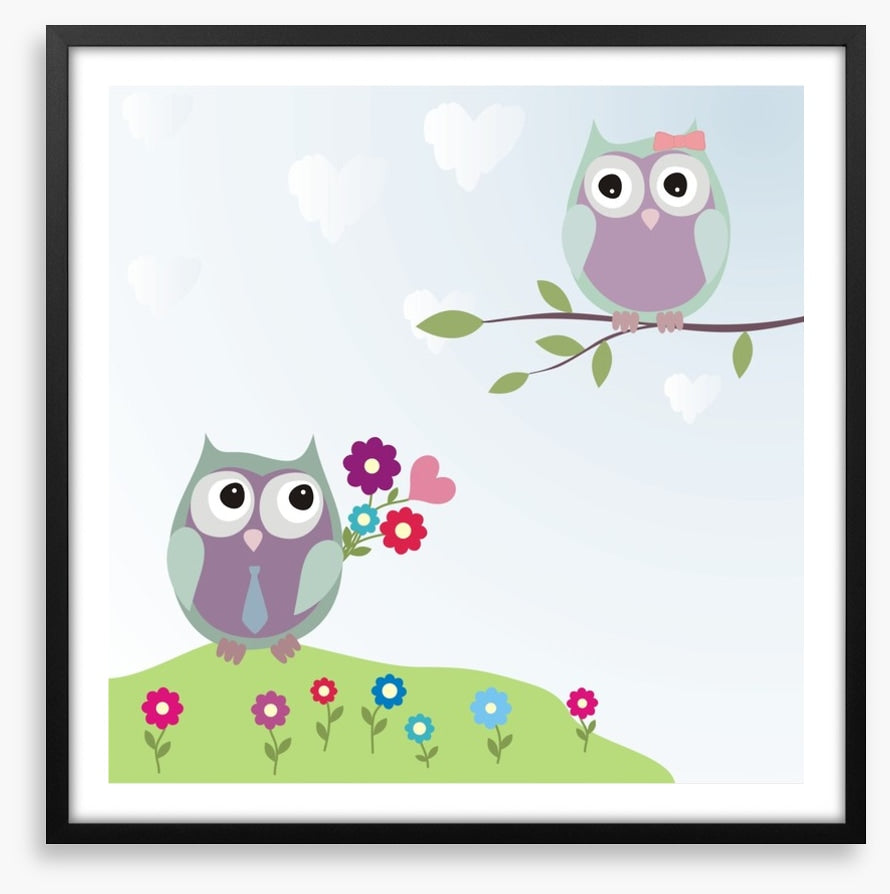 Courting owls