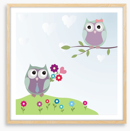 Courting owls