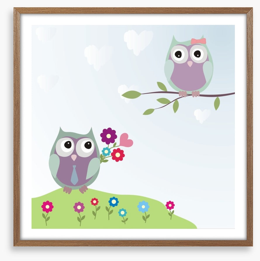 Courting owls