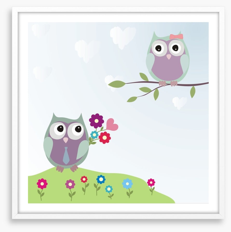 Courting owls