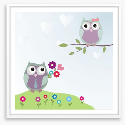 Courting owls